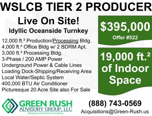 Westside I-502 / WSLCB Indoor Tier 2 Producer/Processor For Sale, Offer #522
