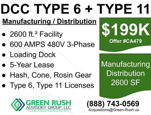 SOUTHEAST LOS ANGELES COUNTY TYPE 6 MANUFACTURING + TYPE 11 DISTRIBUTION Offer #CA479